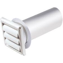 

Vent Hood w/Pipe & Collar-White Assembled-4