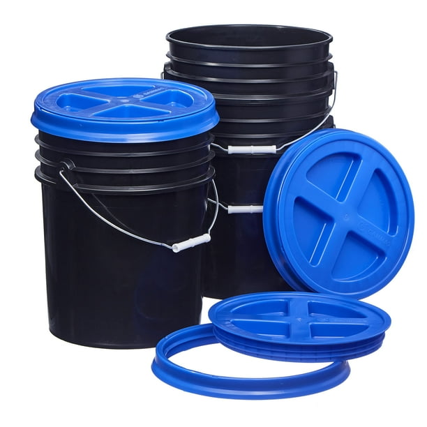 Black 5 gallon bucket food grade online