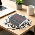 thumbnail image 4 of Folding Photo Storage Box - Portable Mini Photo Album - My Love Photo organizer - Compact Photo Keeper for Treasured Memories, Black, JKODE, 4 of 6