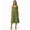 Green, variant on Moomaya Women’s Corset Fit & Flare Midi Dress | Sleeveless Scoop Neck A-Line Cotton Dress with Panelled Gathers | Soft Breathable Summer Wear