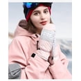 thumbnail image 2 of Guantes de invierno acolchados y cálidos para montar, impermeables y resistentes al viento, además de guantes de esquí de algodón, 2 of 2