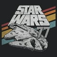 thumbnail image 2 of Womens Star Wars Retro 77 Millennium Falcon Stripes Racerback Tank, 2 of 4