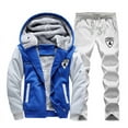 thumbnail image 2 of Men's Tracksuit Casual Sport Hoodie Full Zip Sweatsuit Jogging Suit Set, 2 of 7