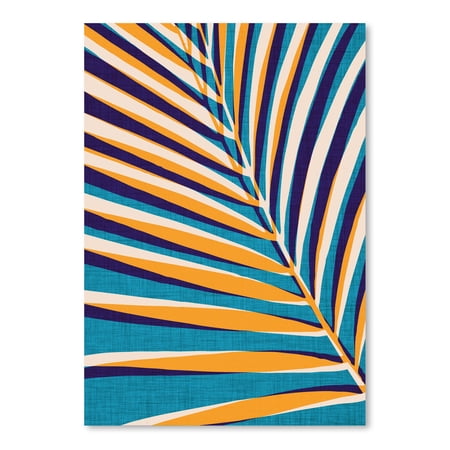 UPC: 0686457556057 | Americanflat Abstract Palm Leaf by Modern Tropical Poster Art Print
