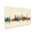 thumbnail image 2 of Trademark Fine Art 'Shrewsbury England Skyline' Canvas Art by Michael Tompsett, 2 of 3