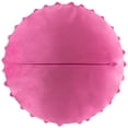 thumbnail image 3 of JWH Luxury Fuchsia 3D Sunflower Throw Pillow Ultra Soft Velvet Decorative Pillow for Bed Couch Living Room 14inch Round Floral Accent Cushion, 3 of 10