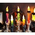 thumbnail image 4 of Halloween Candle Lights LED Crane Skeleton Hand Holder Props Ghost Light Decor (Purple, Size L Purple), 4 of 4