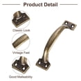 thumbnail image 4 of Uxcell 8Pcs 5.4" Gate Handle with Screw for Kitchen Closet Door, Bronze, 4 of 6