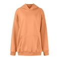 thumbnail image 4 of Inleife Oversized Hoodies for Women Fashion Loose Long Sleeve Pullover Hooded Sweatshirt Women's Fleece Warm Pocket Tops, 4 of 6