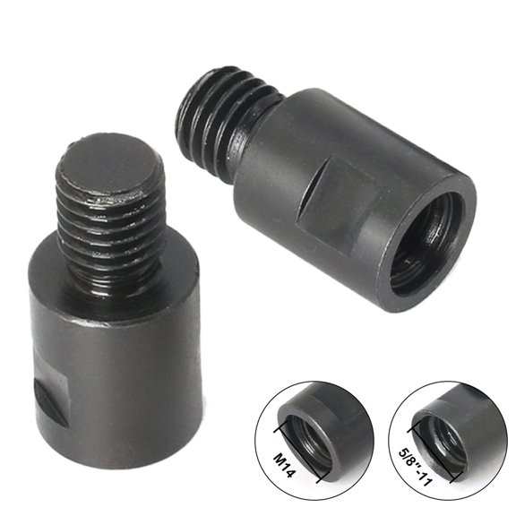 Grinding Wheel Adapter Converter Diamond Core Bits Adapter 5/8"-11 To M14 M14 To 5/8"-11 Drill Adapter Drill Attachments 5/8 To M14 Fangkenuo