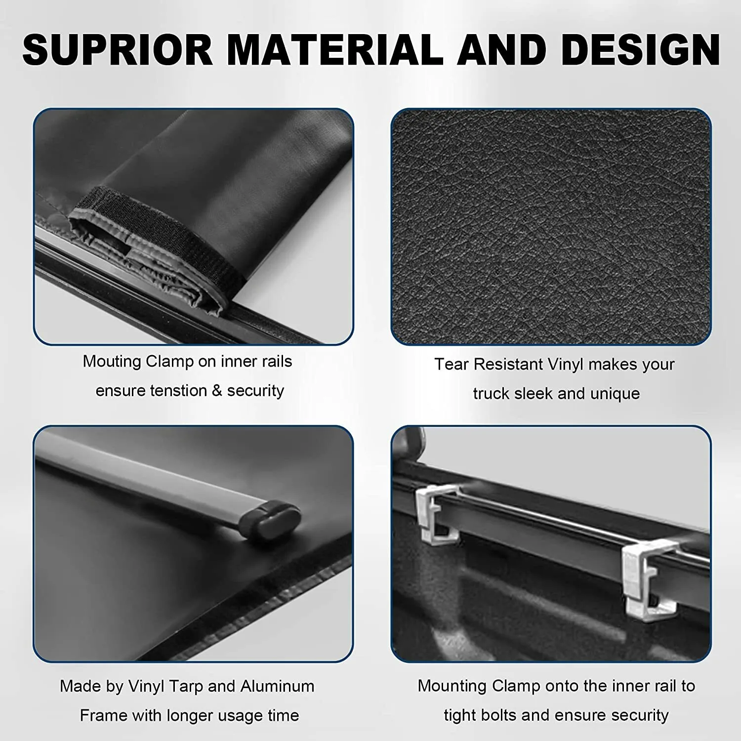 MOSTPLUS 5FT Roll Up Tonneau Cover for 2015-2026 Chevy Colorado GMC Canyon Truck Bed Cover