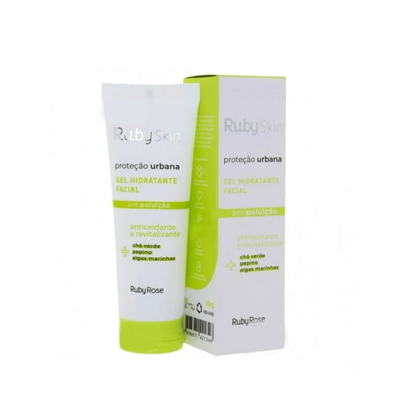 Gel Hidratante Facial Ruby Skin Cuidado Urbano Antioxidante