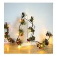 thumbnail image 1 of Guirnalda de luces navideñas con conos de pino, 30 ledes, cascabel de 9,8 pies con bayas de cobre para interior y exterior, luz de hadas de Navidad, guirnalda de jardín, decoración de fiesta, cono de pino de Navidad (nuevo) brillar Electrónica, 1 of 5