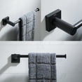 thumbnail image 3 of Kraus Bathroom 2.81" Towel Bars, Black, 3 of 7