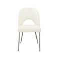 thumbnail image 6 of Meridian Furniture Logan Cream Vegan Leather Dining Chair (Set of 2), 6 of 7