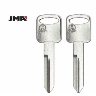 Set Of 2 Toyota Metal Key Blanks – TR47 X217 – TOY44 (TOY44D-PT, 89785-60160)