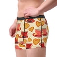 thumbnail image 2 of Sikiie Cups of Tea Print Men's Boxer Briefs, Elastic Waistband Boxer Briefs Leggings-Large, 2 of 5