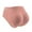 Hot Pink, variant on Seductiva Clothing Women's Underwear Cotton Hipster Panties Women's Solid Color Detachable Pad Peach Shaping Underwear Pants