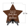 thumbnail image 6 of May your day be filled with God's love and kindness Star Table Sign (7" x 7") Religious Decor | Church And Home Table Signs, 6 of 6