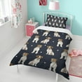 thumbnail image 4 of Jack Russell Terrier Duvet Cover and Pillowcase Set for Single Bedding, Bedroom Accessories for Kids Teens, 4 of 5