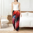 thumbnail image 2 of Fotbe Closeup Red Flamingo Portrait Women's Pajama Pants,Sleepwear Pants,Pj Bottoms Drawstring And Pockets-XX-Large, 2 of 7