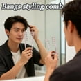 thumbnail image 3 of Texture Comb, Volumizing Wide-Tooth Hair Styling Comb, Fluffy Wide Tooth Curly Hair Comb, Men's Textured StylingComb for Volume, Fringe Parting Styling Accessory, for Men & Women, 3 of 7