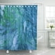 thumbnail image 1 of ABPHQTO Cortina de ducha con ondas onduladas abstractas de agua ondulada azul remolino 160x180 cm, 1 of 1