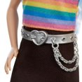 thumbnail image 3 of Muñeca Barbie Fashionista Cabello Azul Ondulado, 3 of 3