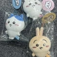 thumbnail image 4 of Anime Kawaii Chiikawaass Self Deprecating Fury Hachiware Usagi Plush Doll Bag Pendant Decoration Keychain Birthday Gifts, 4 of 10