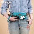 thumbnail image 7 of Wrangler Womens Wallet Western Wristlet for Women Rfid Wallet with Detachable Credit Card Holder, Teal, 7 of 7