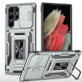 thumbnail image 1 of Armor Magnetic Ring Stand Compatible Samsung Galaxy S23 Ultra/s23p/s23 With Slide Camera Lens Protection Cover, 1 of 3