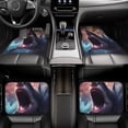thumbnail image 6 of Cauagu Dramatic Shark Attack Pattern Car Floor Mat Set of 4,Car Carpet Mats Car Mats with Anti-Slip Backing & Driver Heel Pad Universal Fit for Cars/Trucks/SUV/Vans, 6 of 6