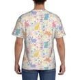 thumbnail image 2 of Rocae Flower Color Rabbit for Men's Moisture-Wicking Crew Tee - T-Shirt for Sports, Outdoor Activities, and Casual WearXX-Large, 2 of 9