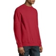 thumbnail image 3 of Hanes Men's and Big Men's Nano Premium Soft Lightweight Fleece Sweatshirt, Up to Size 3XL, 3 of 5