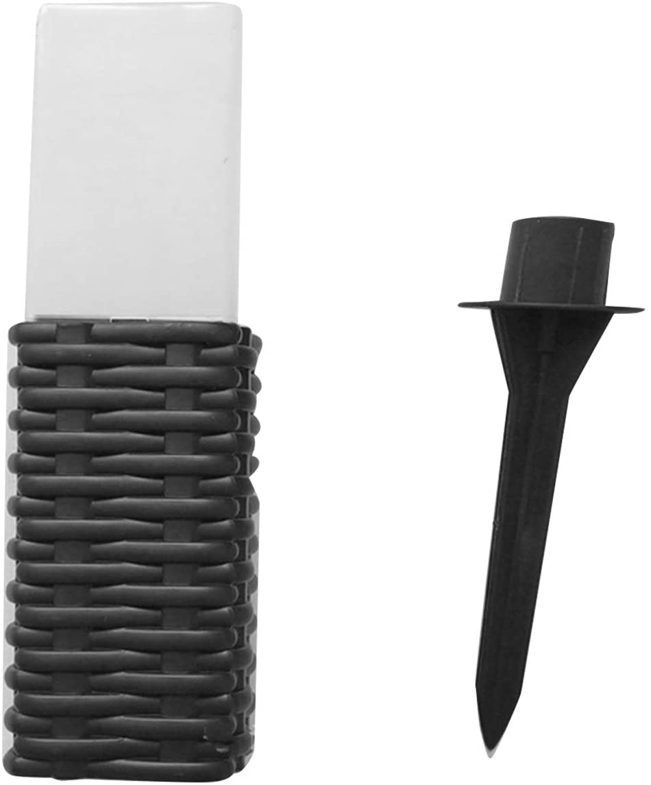 Rattan Style Solar Powered Outdoor Garden Stake Light Lawn Patio Light