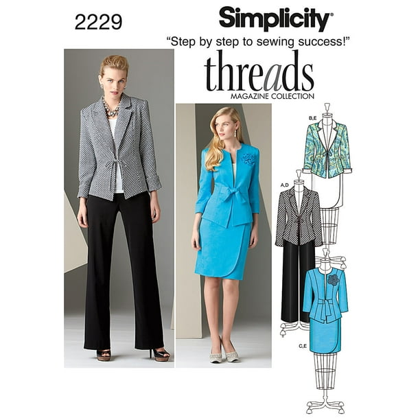 Simplicity Misses' Size 8-16 Sportswear, Jacket, Pants & Skirt Pattern ...