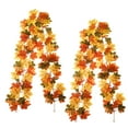 thumbnail image 1 of Border Autumn Color Hanging Decoration Simulation Maple Leaf Thanksgiving Home Wall Hanging Decoration Simulation Maple Cane, 1 of 6