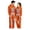 Z88-Orange, variant on Pumpkin Halloween Jumpsuit Costume for Men's, Purple pumpkin-printed, Breathable Air-Layer Polyester, Sizes S–XXXXL