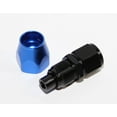 thumbnail image 2 of BLACK/BLUE -8AN Straight Swivel Oil/Fuel/Gas Line Hose End Male Fitting Adapter, 2 of 6