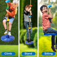 thumbnail image 4 of Kids Climbing Rope Swing - Blue - Disc Platform & Seat - Sturdy & Safe, 4 of 4