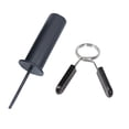 thumbnail image 4 of Quzzie Weight Stack Pin Weight Stack Pin Extend Cable Machine Workout Machine Gym Pin With Spring Clip Weight Machine Pin Replacement Reliable Steel Detachable Design Suitable for 110mm length, 4 of 8
