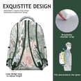 thumbnail image 3 of Small Floral Print School Backpack Comfortable and Wear-Resistant Students’s Backpack with Bright Bloom and Blossom Design, 3 of 6