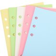 thumbnail image 5 of FONDOTIN Flexible A6 Loose Leaf Paper for Notepad Blank Colored 6 Hole Binder Refill, 5 of 5