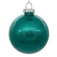thumbnail image 1 of Boule de Sapin de Noël Pailletée Transparente 4.75 Po, Turquoise - 4 par Sac, 1 of 1