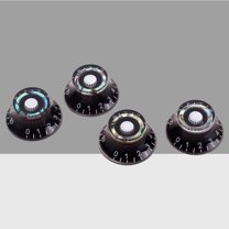 COOPHYA Electric Guitar Volume Knobs 4Pcs Black Acrylic for Hardware Replacement