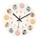 thumbnail image 5 of Reloj Lindo Silencioso Elegante Adorno de Pared Redondo Acrílico Reloj Decorativo para Estudio 20 cm, 5 of 9