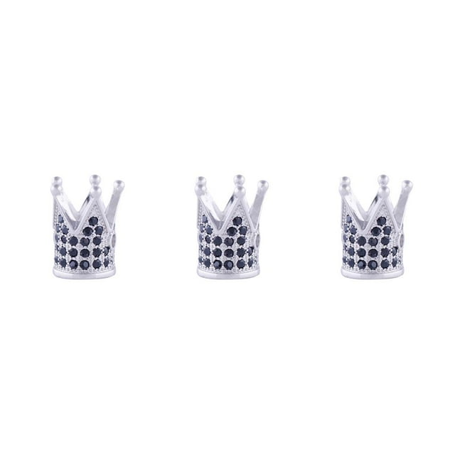 maskred Beads for Bracelets Making Large Hole Necklace with Rhinestones DIY Crafts Fashion Accessory Ornaments Bead Kit Type 5 3Set