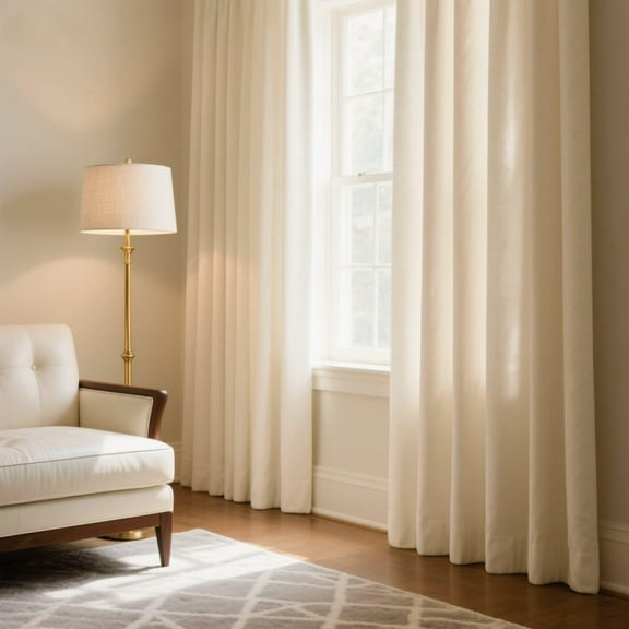 Heavyweight Velvet Curtains - Thermal Insulated Grommet Drapes, Set of 2, Soundproof Room Darkening for Living Room & Bedroom
