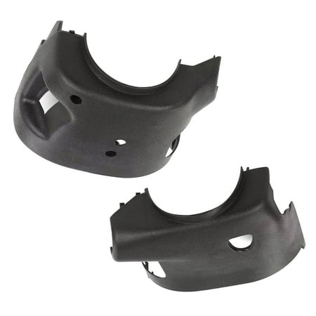 TAPDRA Black Steering Column Cover for Silverado Tahoe Yukon Sierra 2003 2006 Automatic Tilt Steering 26089140
