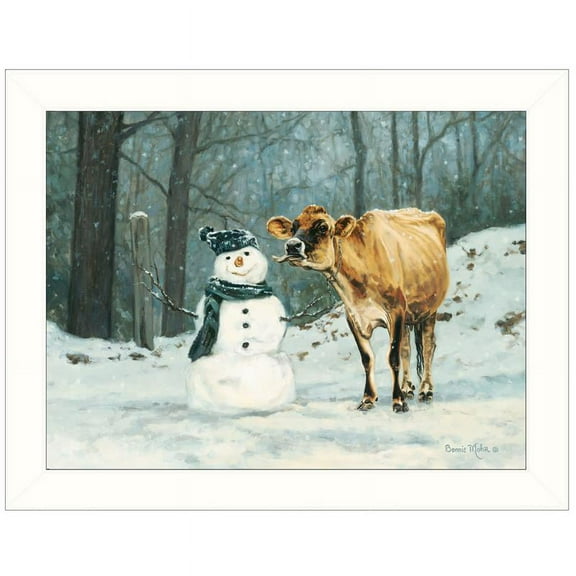 Well Hello There by Bonnie Mohr Printed Wall Art Wood Multi-Color